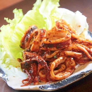 台湾の発酵調味料を使って『イカの豆豉炒め』